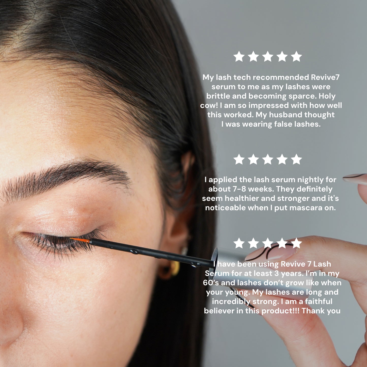 Revive7 Lash Serum – 12 pack with Display Stand and Postcards