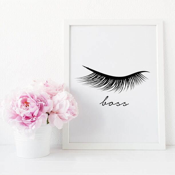 8 x 10 Wall Print Illustrations-Decor & Accessories LASHFOREVER CANADA