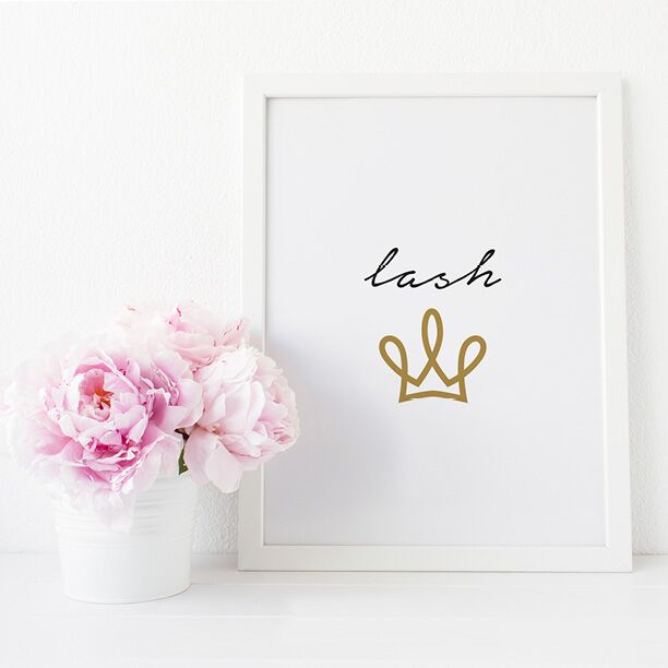 8 x 10 Wall Print Illustrations-Decor & Accessories LASHFOREVER CANADA