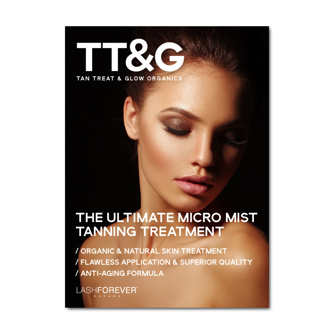 TT&G Micro Mist Spray Tan - 12"x18" Promotional Poster-Marketing Materials LASHFOREVER CANADA