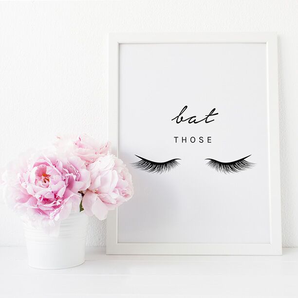 8 x 10 Wall Print Illustrations-Decor & Accessories LASHFOREVER CANADA