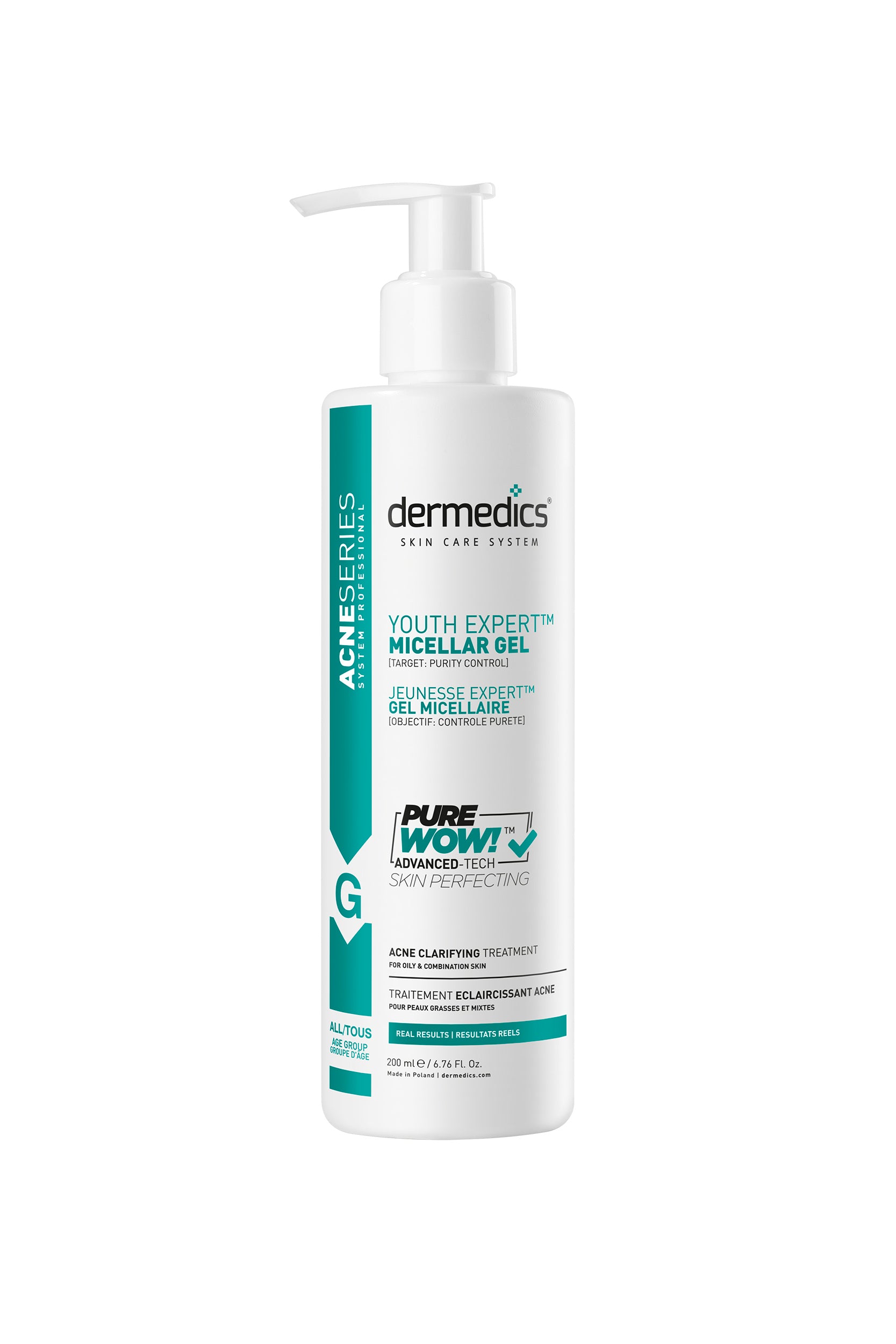 Dermedics YOUTH EXPERT™ ACNEseries Micellar Gel- LASHFOREVER CANADA