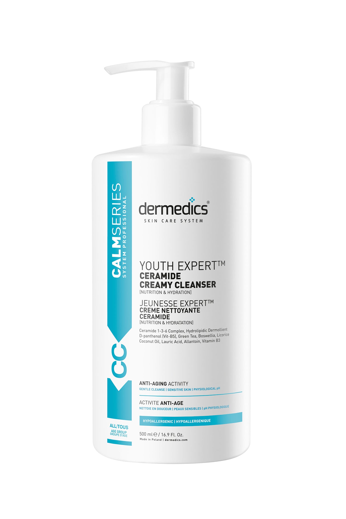 Dermedics Professional YOUTH EXPERT™ CALMseries Ceramide Creamy Cleanser-Dermedics LASHFOREVER CANADA