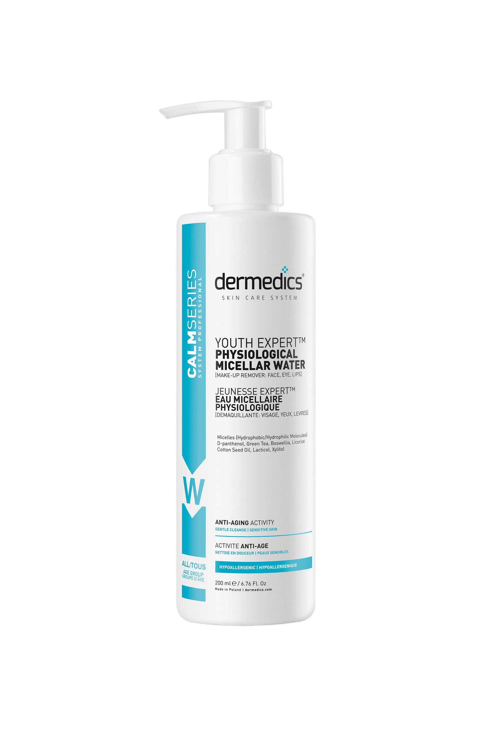 Dermedics YOUTH EXPERT™ CALMseries Physiological Micellar Water- LASHFOREVER CANADA