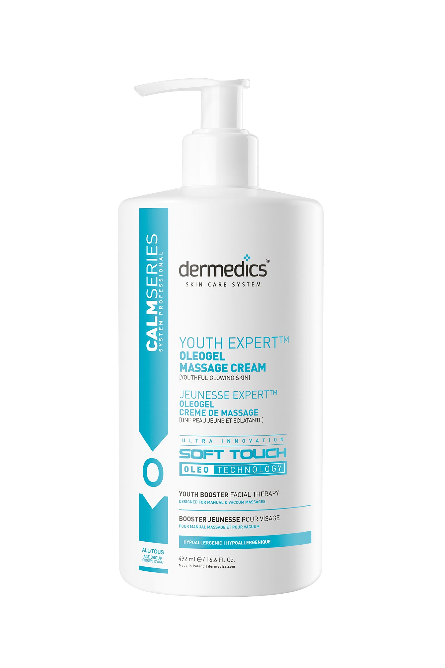 Dermedics Professional YOUTH EXPERT™ CALMseries Oleogel / Massage Cream- LASHFOREVER CANADA