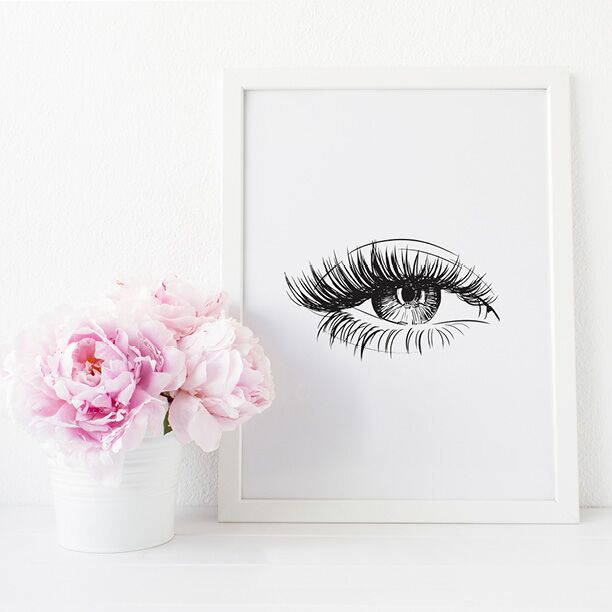 8 x 10 Wall Print Illustrations-Decor & Accessories LASHFOREVER CANADA