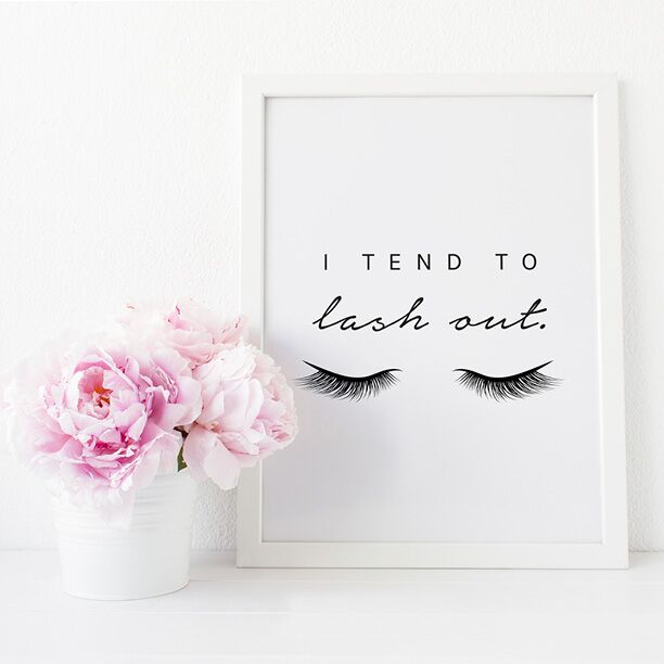 8 x 10 Wall Print Illustrations-Decor & Accessories LASHFOREVER CANADA