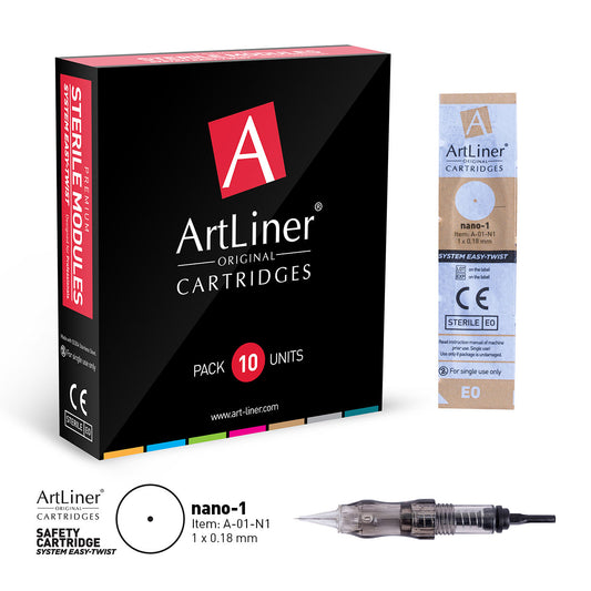 Artliner Needle "Easy-Twist" Blackline Edition (pack of 10)-Artliner Needle Cartridges LASHFOREVER CANADA
