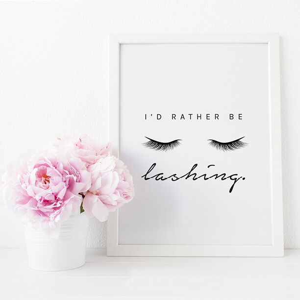 8 x 10 Wall Print Illustrations-Decor & Accessories LASHFOREVER CANADA