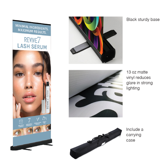 Revive7 Lash Serum Premium Pull-Up Banner