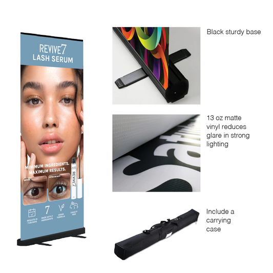 Revive7 Lash Serum Premium Pull-Up Banner