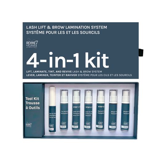 Revive7 Science Professional 4-in-1 Kit: Lash Lift, Brow Lamination, Tint & Revive