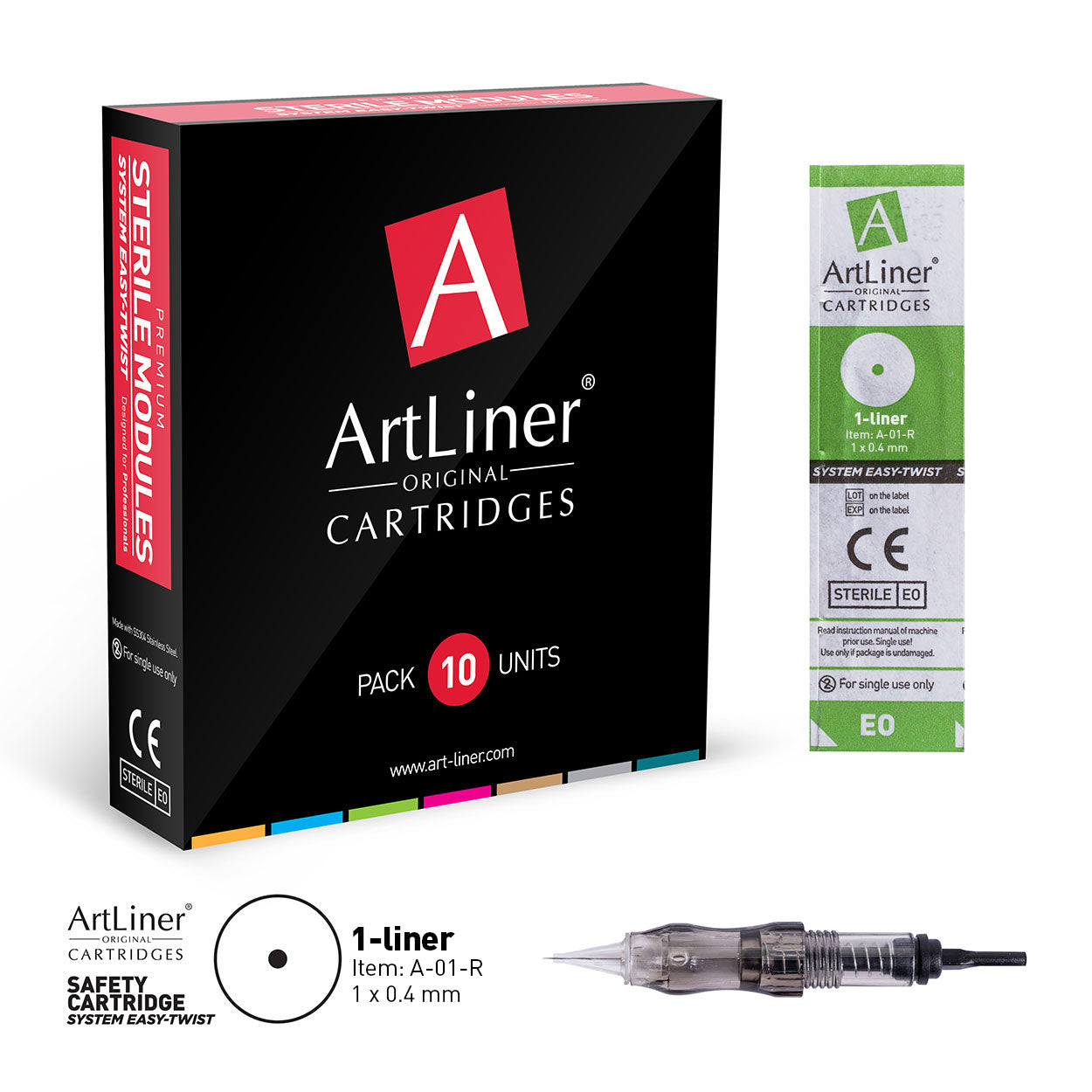 Artliner Needle "Easy-Twist" Blackline Edition (pack of 10)