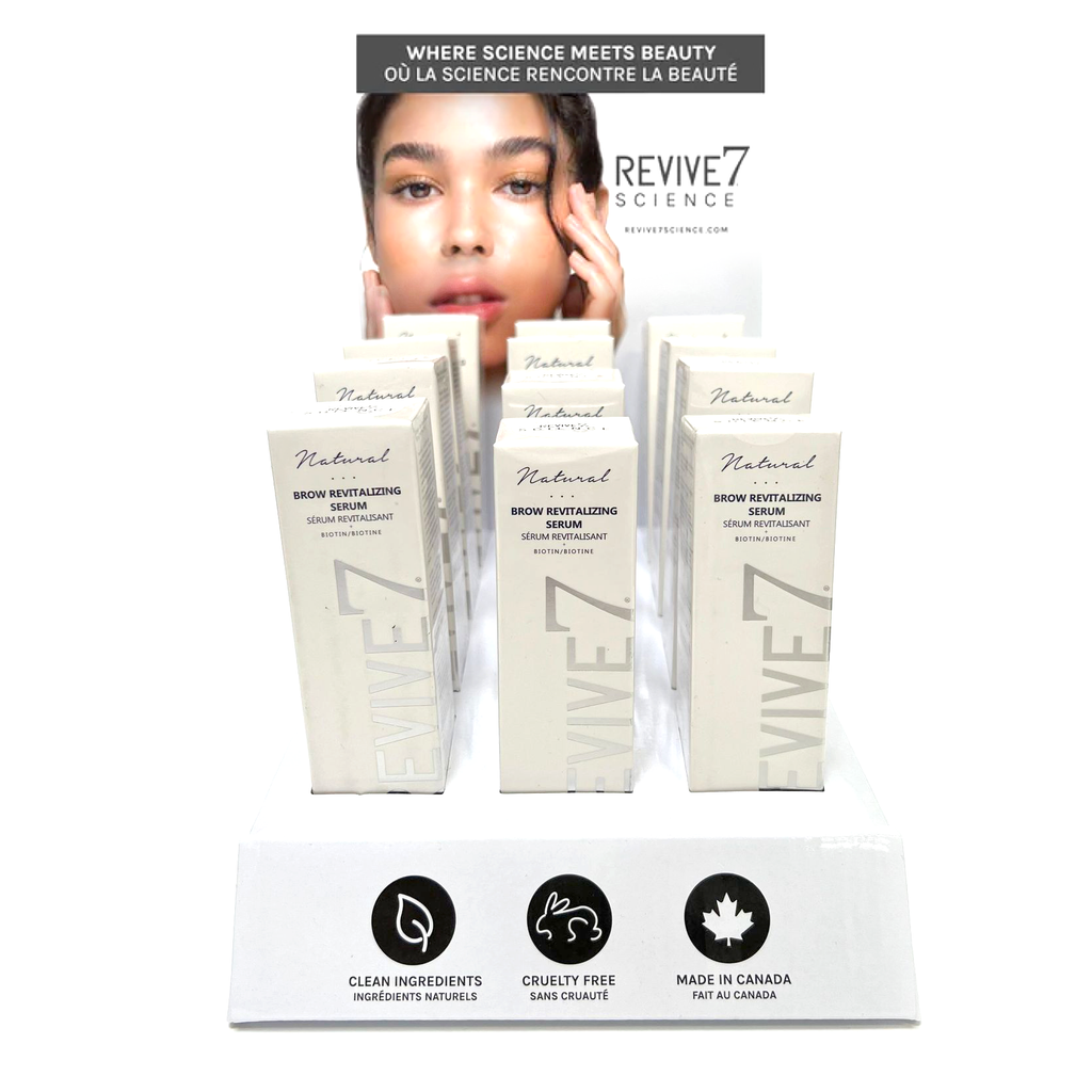 Revive7 Brow Serum – 12 pack with stand