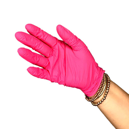 Pink Latex-Free Gloves